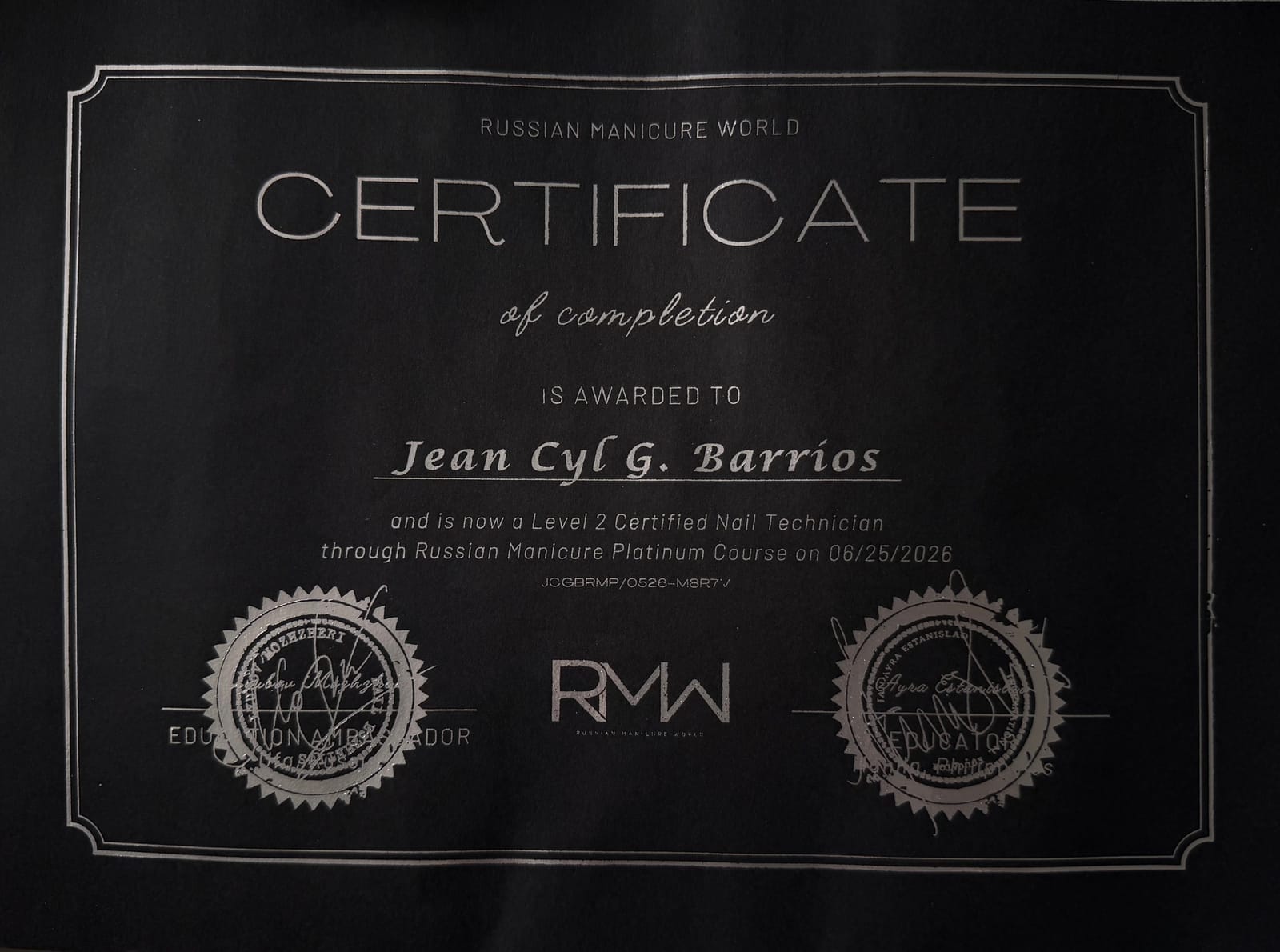 Certification 8
